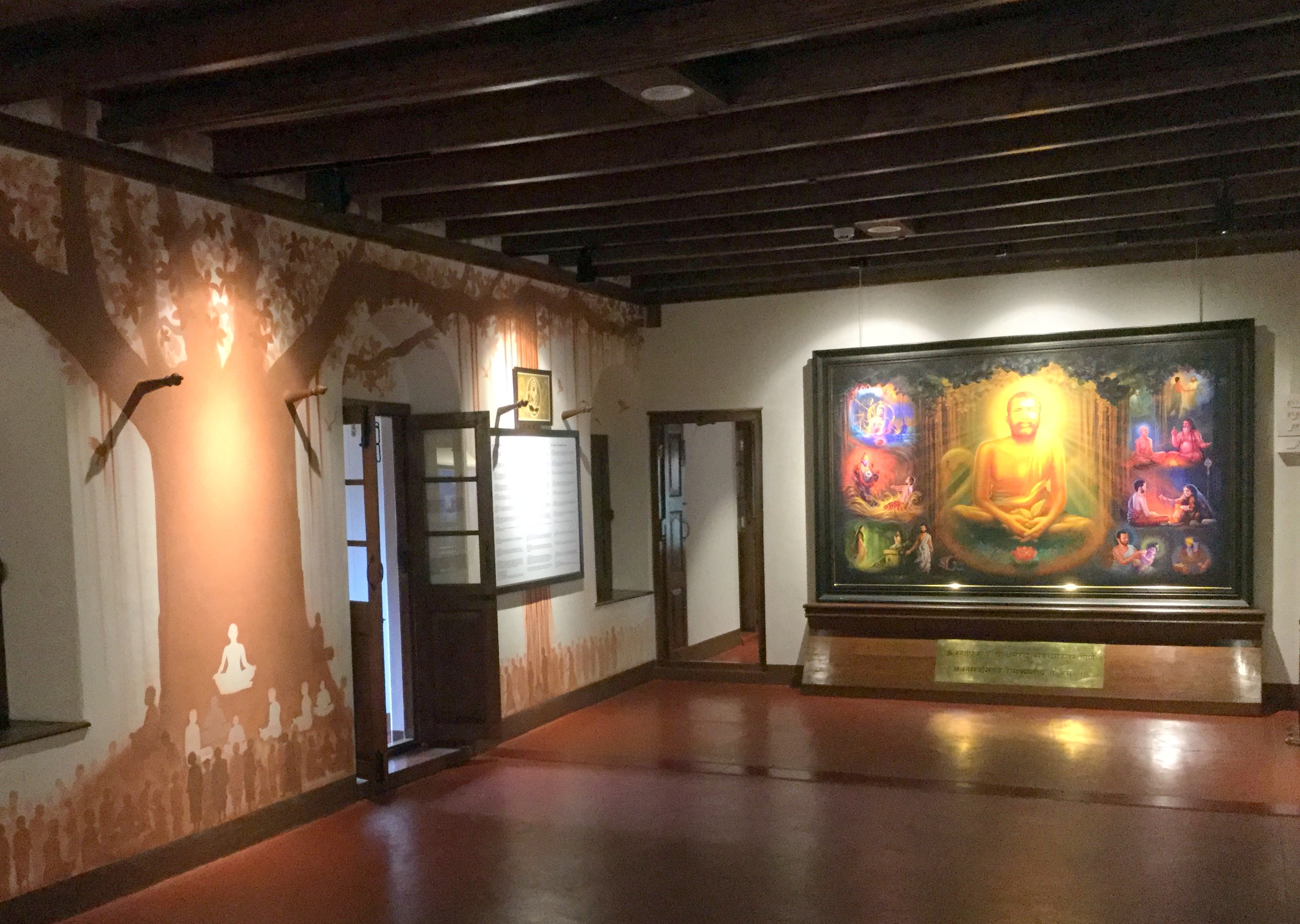 Galleries — exhibits on Swamiji's life