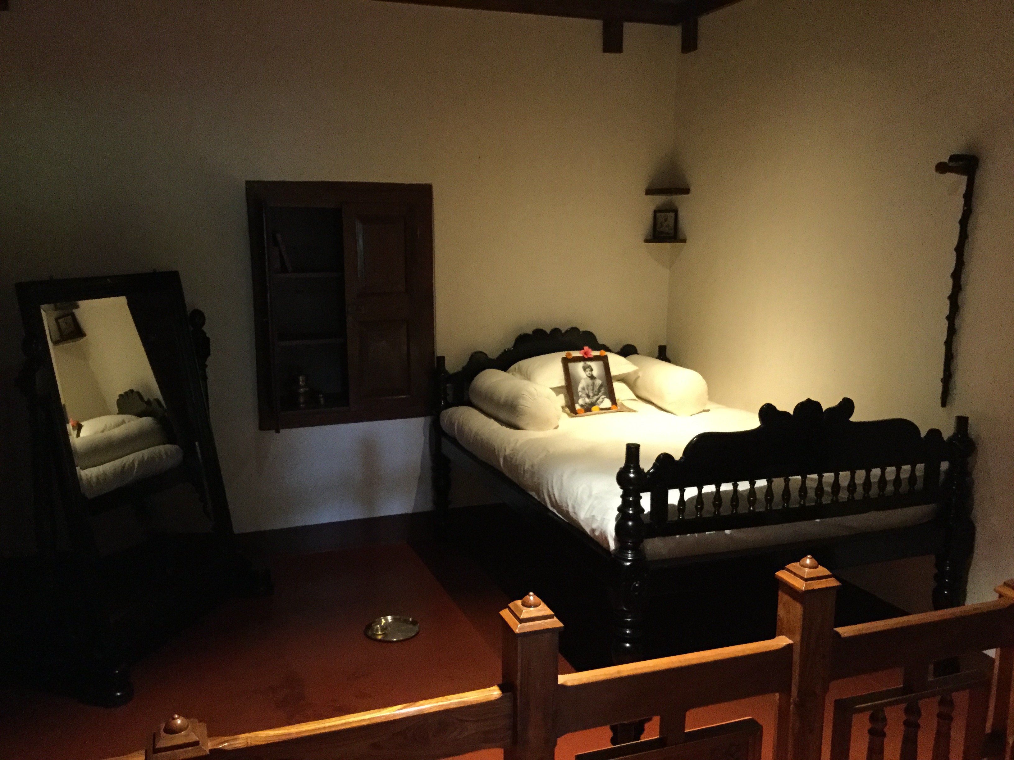 Swamiji's Room — preserved as a shrine